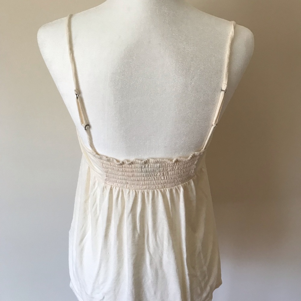 Lace Inset Flowy Spring Top - Picture 3 of 5